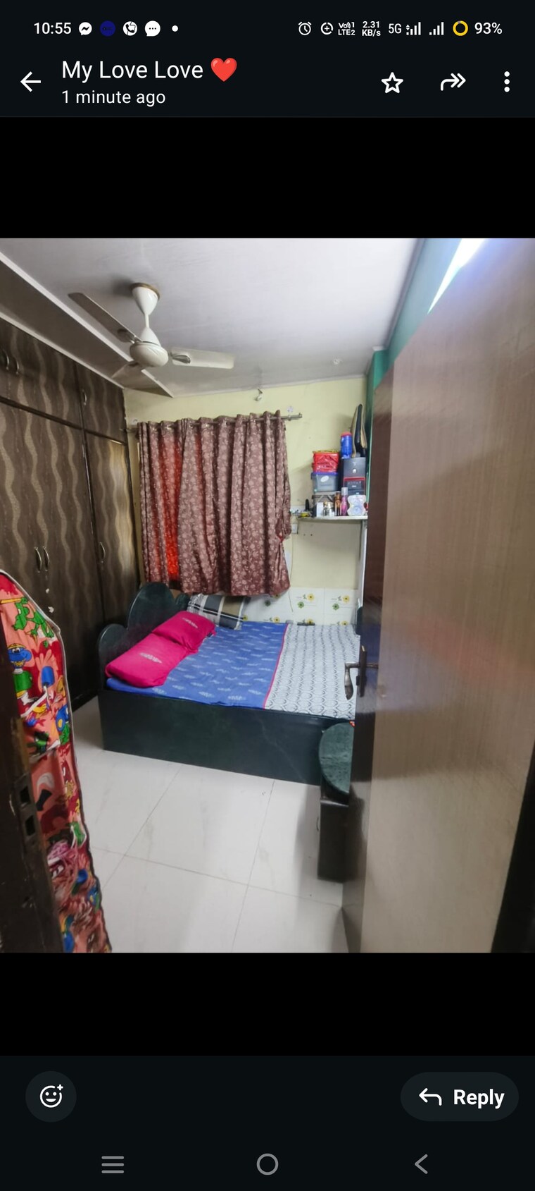 Master Bedroom, sai-vihar-apartment-nerul 1 Bedroom 650 Sq.Ft. Apartment In Nerul Sector 6 Navi Mumbai 8934545