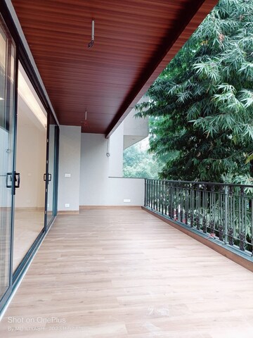 Balcony in 4 BHK Builder Floor at Boutique Residential Apartments D-6 4, Vasant Vihar – for Rent