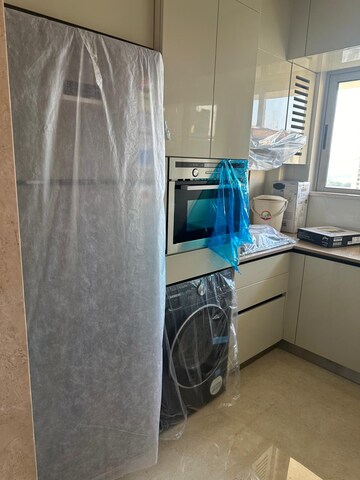 Bathroom in 1 BHK Apartment at Hiranandani Highland, Powai – for Rent