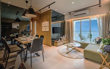 Living Room in 3 BHK Apartment at Lodha Panache, Hinjewadi – for Sale