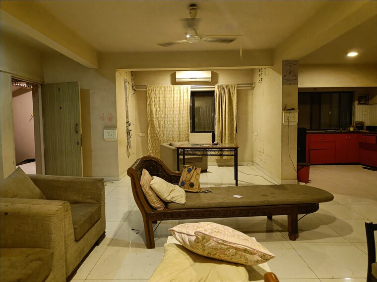 Living Room, lake-view 4 Bedroom 1871 Sq.Ft. Apartment In Aarey Colony Mumbai 8934685