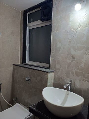 Bathroom in 1 BHK Apartment at Ashar Axis, Majiwada – for Rent