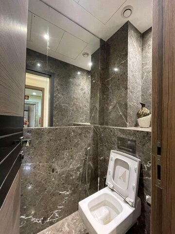 Bathroom in 4 BHK Apartment at Avighna One Avighna Park, Lower Parel – for Rent