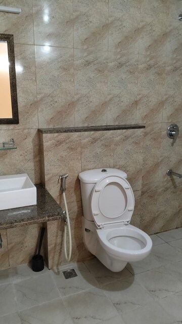 Bathroom in 3 BHK Apartment at Prestige Park View, Whitefield – for Rent