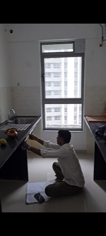 Kitchen in 2 BHK Apartment at Kalpataru Immensa, Kolshet Road – for Rent