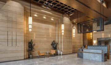 Building Lobby in 3 BHK Apartment at Bhoomi Celestia, Malad West – for Sale