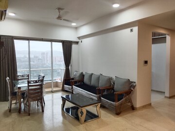 Living Room in 3 BHK Apartment at Omkar Alta Monte, Malad East – for Rent