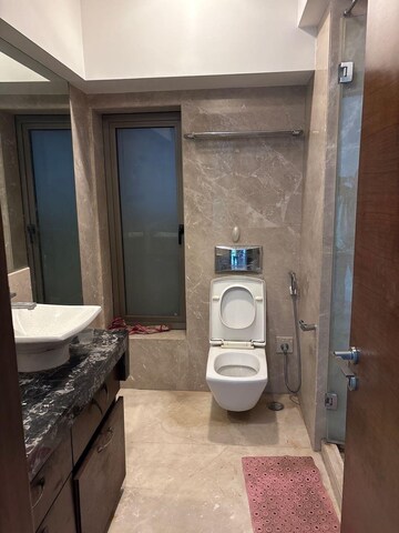 Bathroom in 4 BHK Apartment at S D The Imperial Edge, Tardeo – for Rent