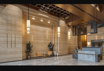 Building Lobby in 4 BHK Apartment at Bhoomi Celestia, Malad West – for Sale