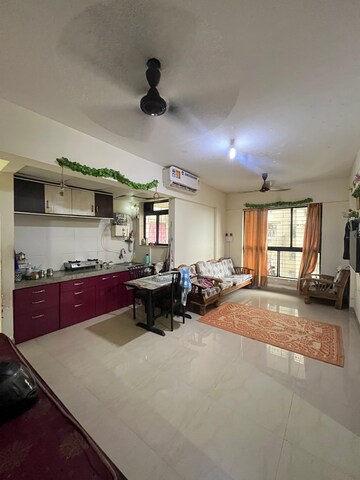 Living Room in 1 BHK Apartment at Lodha Crown Quality Homes Dombivli, Dombivli East – for Rent