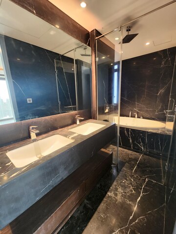 Attached Bathroom in 4 BHK Apartment at Lodha Trump Tower, Worli – for Rent