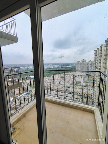 Balcony in 2.5 BHK Apartment at NBCC Aspire Enchante, Tech Zone 4 Greater Noida – for Rent