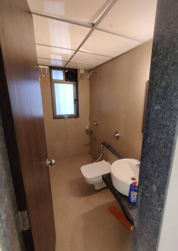 Bathroom in 1 BHK Apartment at Runwal Eirene, Balkum Pada – for Rent
