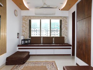 Living Room in 1 BHK Apartment at Alamdar Marine Palace, Marine Lines – for Sale