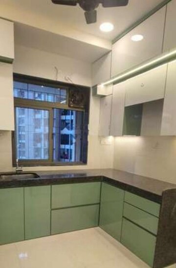 Kitchen in 1 BHK Apartment at Runwal Eirene, Balkum Pada – for Rent