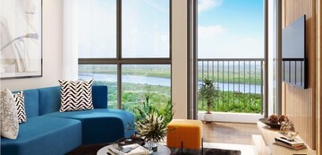 Balcony in 2 BHK Apartment at Lodha Crown Kolshet, Kolshet Road – for Sale