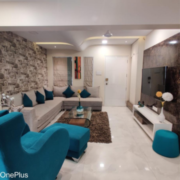 Living Room in 4 BHK Villa at Pashan – for Rent