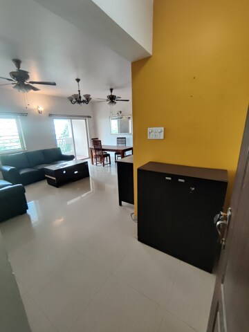 Living Room in 3 BHK Apartment at Kumar Primrose, Kharadi – for Rent