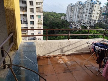 Terrace in 2 BHK Apartment at Bhujbal Township, Kothrud – for Sale