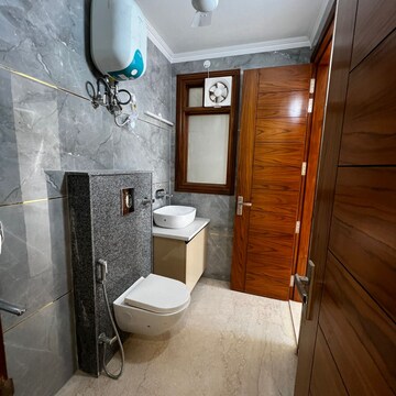 Bathroom in 4 BHK Builder Floor at Vasant Kunj Enclave – for Rent