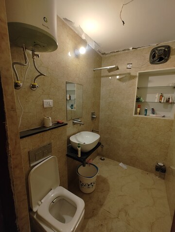 Bathroom in 3 BHK Apartment at Sector 4 Dwarka – for Rent