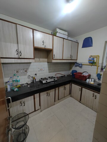 Kitchen in 3 BHK Apartment at Sector 4 Dwarka – for Rent