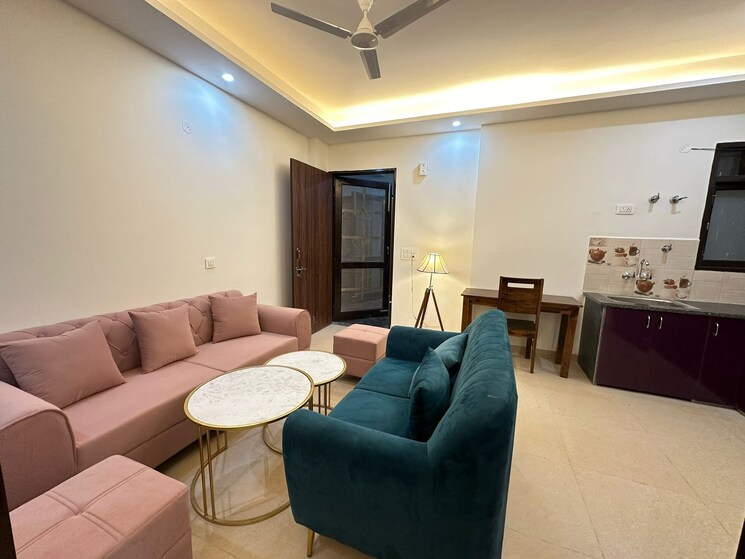 Living Room, rajpur khurd extension 3 Bedroom 1080 Sq.Ft. Builder Floor In Rajpur Khurd Extension Delhi 8935164