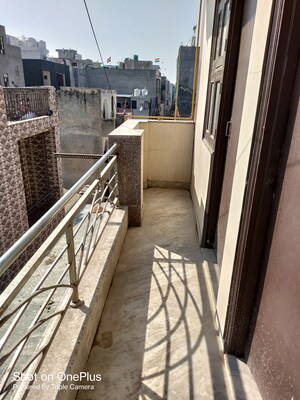 Balcony in 1.5 BHK Builder Floor at Dwarka Mor – for Rent