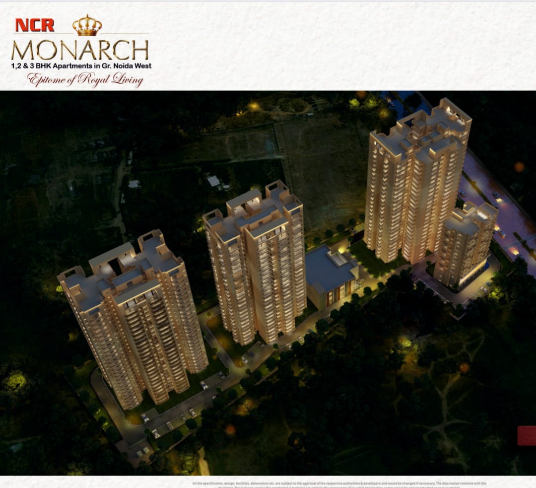 2 BHK + Study Room Apartment For Sale in NCR Monarch
