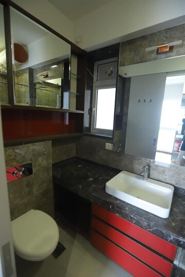 Kitchen in 2 BHK Apartment at L&T Crescent Bay T2, Parel – for Rent