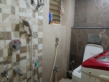 Bathroom in 2 BHK Apartment at Mansi Vihar, Malad East – for Rent