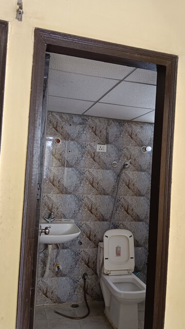 Bathroom in 2 BHK Apartment at Andromida Planet One, Bhopura – for Rent