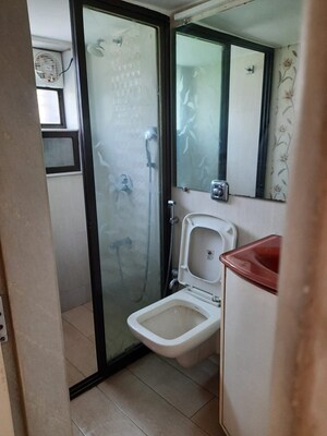 Bathroom in 2 BHK Apartment at Mahavir Universe, Bhandup West – for Sale
