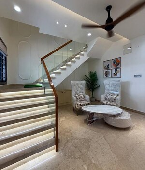 Staircase in 3 BHK Builder Floor at Sector 35 – for Sale