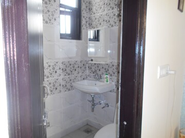 Bathroom in 2 BHK Builder Floor at Niti Khand I – for Rent