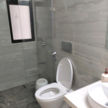 Bathroom in 1 BHK Apartment at Kings Taj Elite, Mosare – for Sale