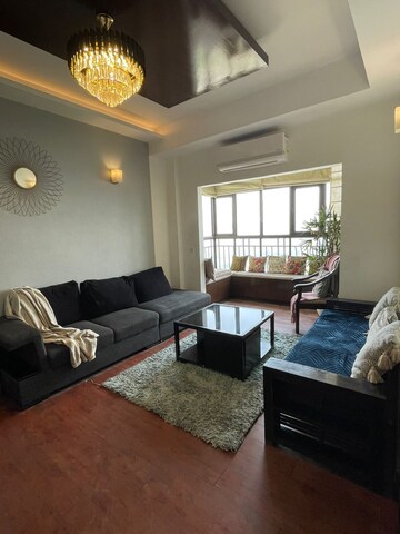 Living Room in 3 BHK Apartment at Mahagun Moderne, Sector 78 – for Rent