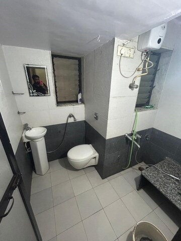 Attached Bathroom in 2 BHK Apartment at Shree Ganesh Apartments Vashi, Vashi Sector 1 – for Rent