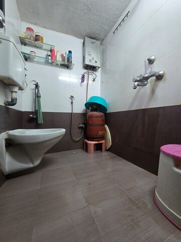 Bathroom in 1 BHK Apartment at Parsik Nagar – for Sale