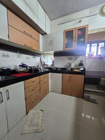 Kitchen in 1 BHK Apartment at Parsik Nagar – for Sale