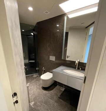 Attached Bathroom in 4 BHK Apartment at Lodha World View, Worli – for Rent