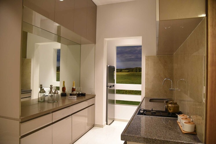 Kitchen, sunteck-maxxworld-4 2 Bedroom 915 Sq.Ft. Apartment In Naigaon East Palghar 8935659