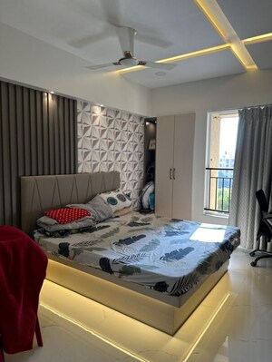 Bedroom in 4 BHK Apartment at Rustomjee Azziano Wing I, Thane West – for Sale