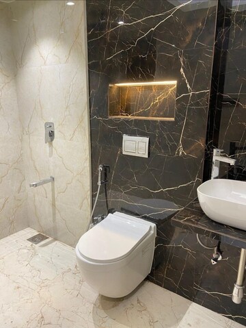 Bathroom in 4 BHK Apartment at Rustomjee Azziano Wing I, Thane West – for Sale