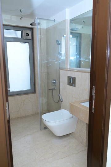 Bathroom in 3 BHK Apartment at Piramal Aranya, Byculla – for Rent