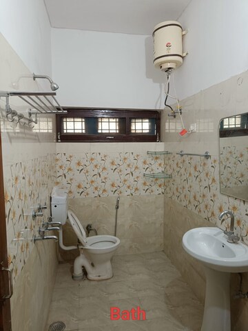 Bathroom in 2 BHK Builder Floor at Gms Road – for Rent