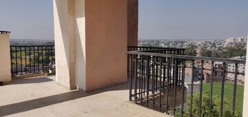 Balcony in 3 BHK Apartment at Green Valley Residencia, Ghazipur – for Rent