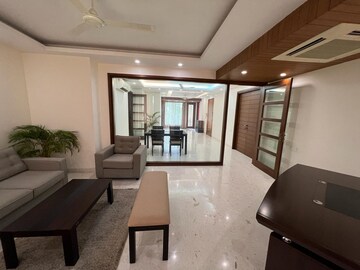 Living Room in 3 BHK Builder Floor at Panchsheel Park – for Rent