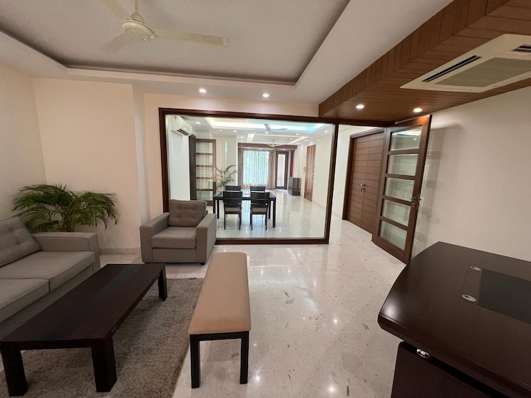 Living Room, panchsheel park 3 Bedroom 2400 Sq.Ft. Builder Floor In Panchsheel Park Delhi 8936050
