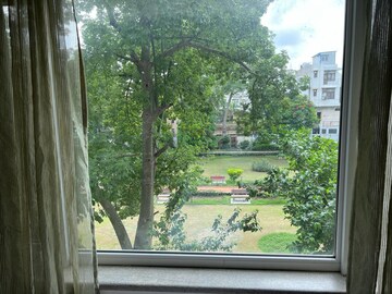 Balcony in 3 BHK Builder Floor at Panchsheel Park – for Rent